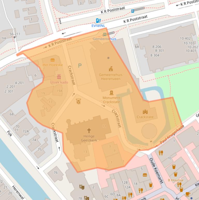 Kaart van postcodegebied 8441ES.