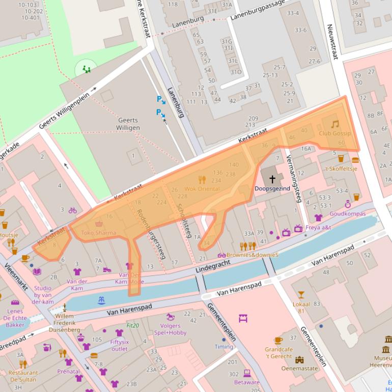 Kaart van postcodegebied 8441EZ.