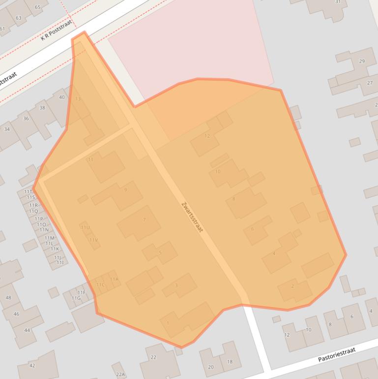 Kaart van postcodegebied 8441GH.