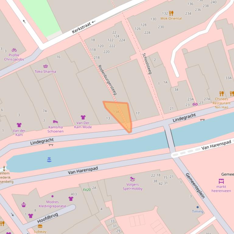 Kaart van postcodegebied 8441GZ.