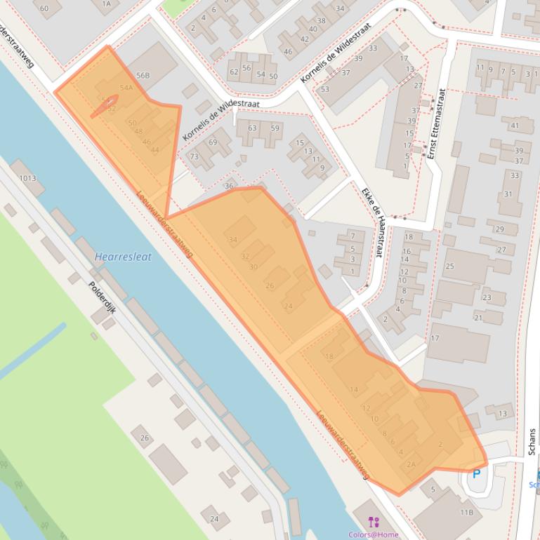 Kaart van postcodegebied 8441PE.