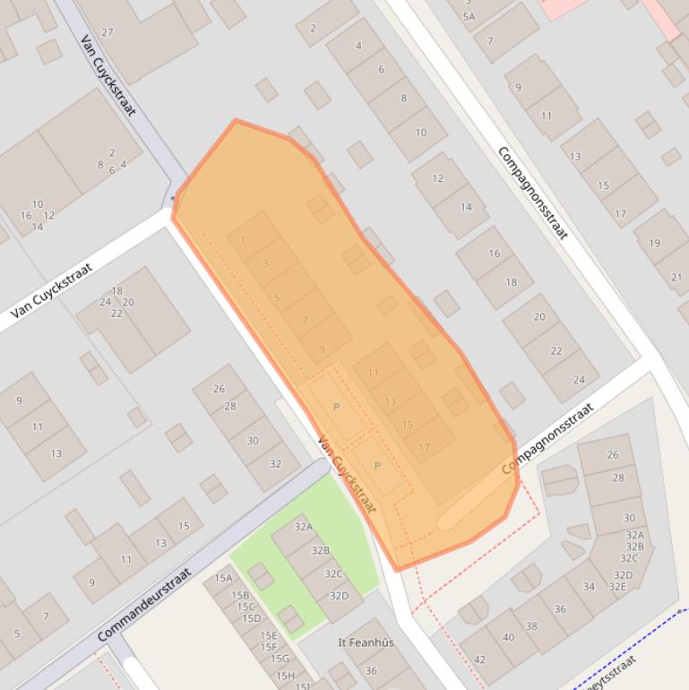 Kaart van postcodegebied 8442AL.