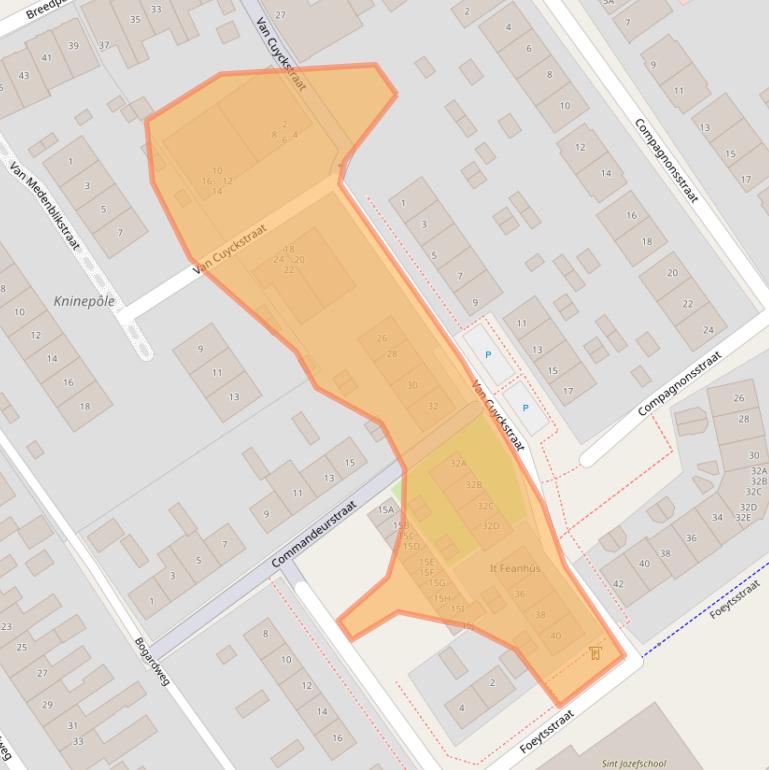 Kaart van postcodegebied 8442AM.