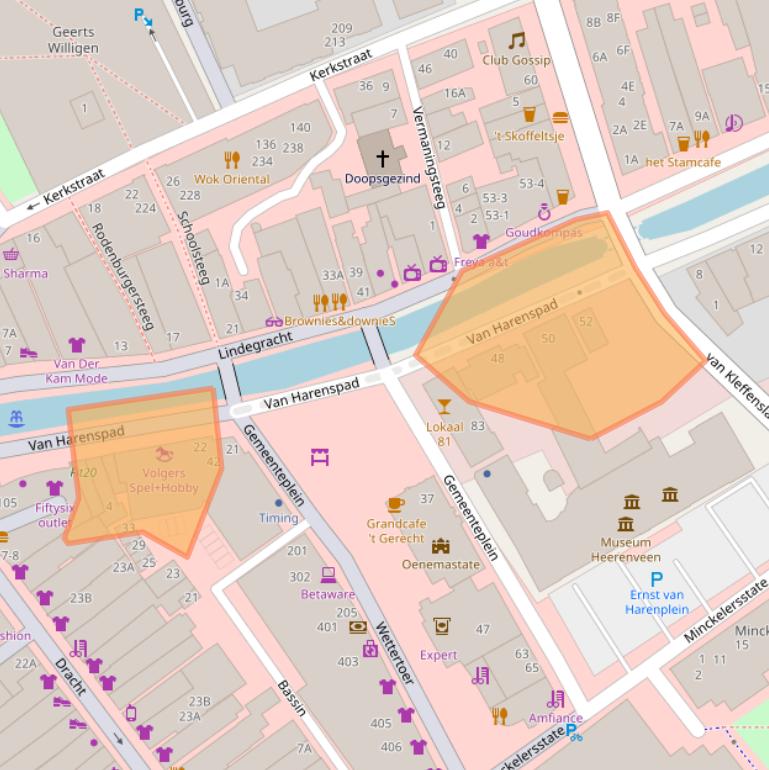 Kaart van postcodegebied 8442CD.