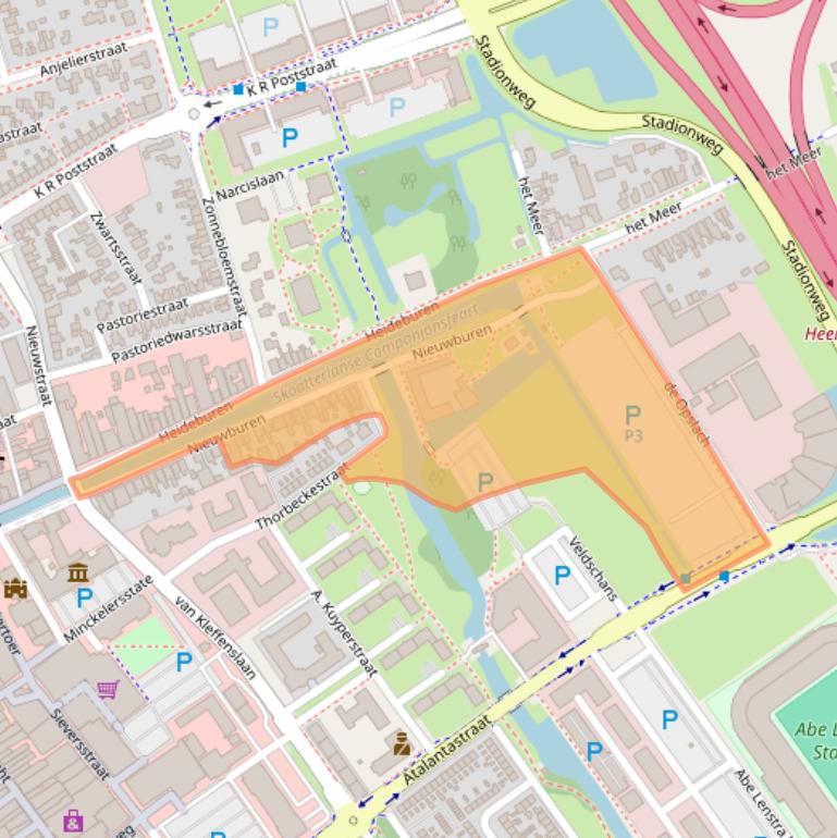 Kaart van postcodegebied 8442CV.