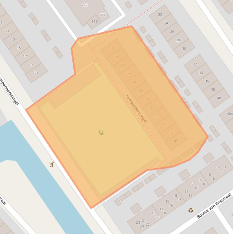 Kaart van postcodegebied 8442DL.