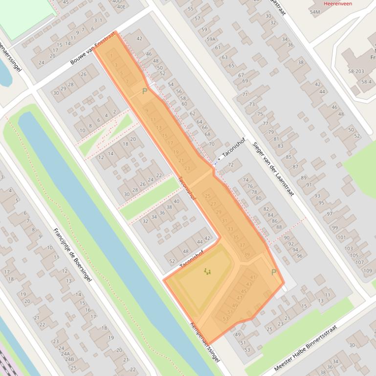 Kaart van postcodegebied 8442DR.