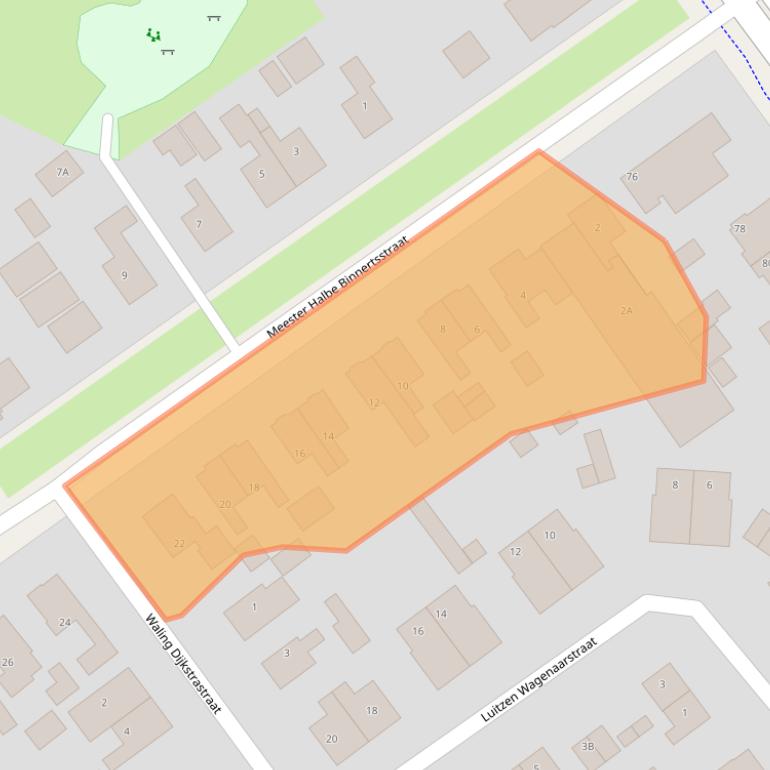 Kaart van postcodegebied 8442EE.