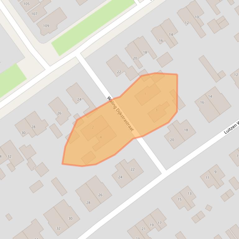 Kaart van postcodegebied 8442EH.