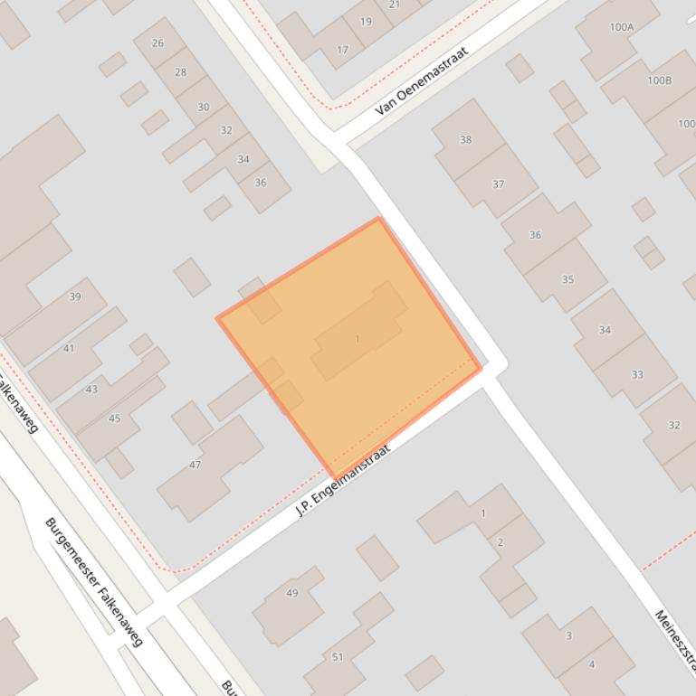 Kaart van postcodegebied 8442GE.