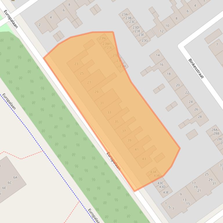 Kaart van postcodegebied 8442GK.