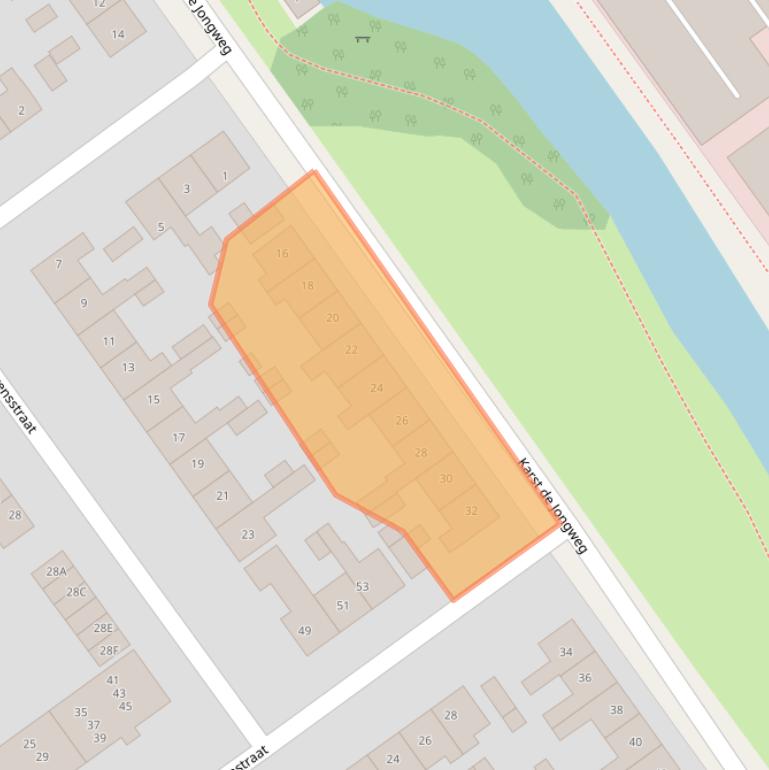 Kaart van postcodegebied 8442GN.