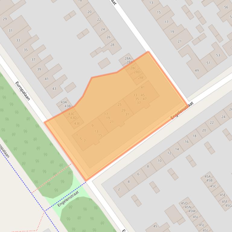 Kaart van postcodegebied 8442HD.