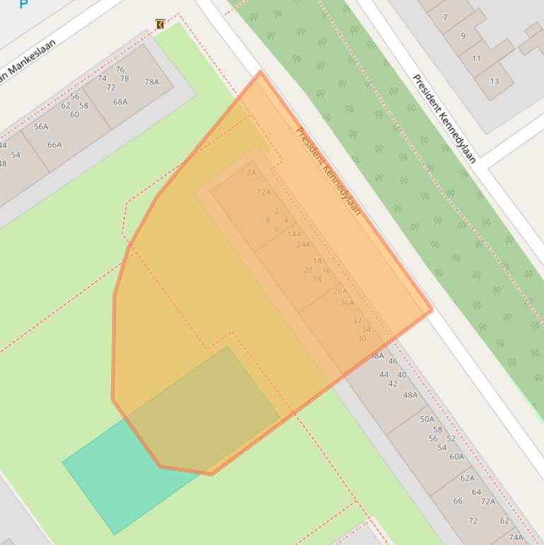 Kaart van postcodegebied 8442JJ.