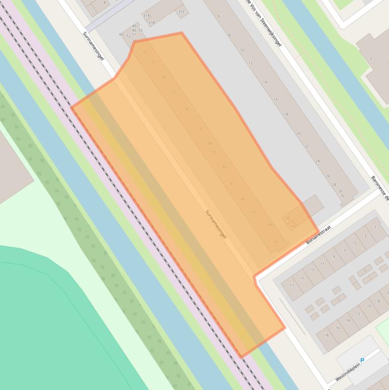 Kaart van postcodegebied 8442KE.