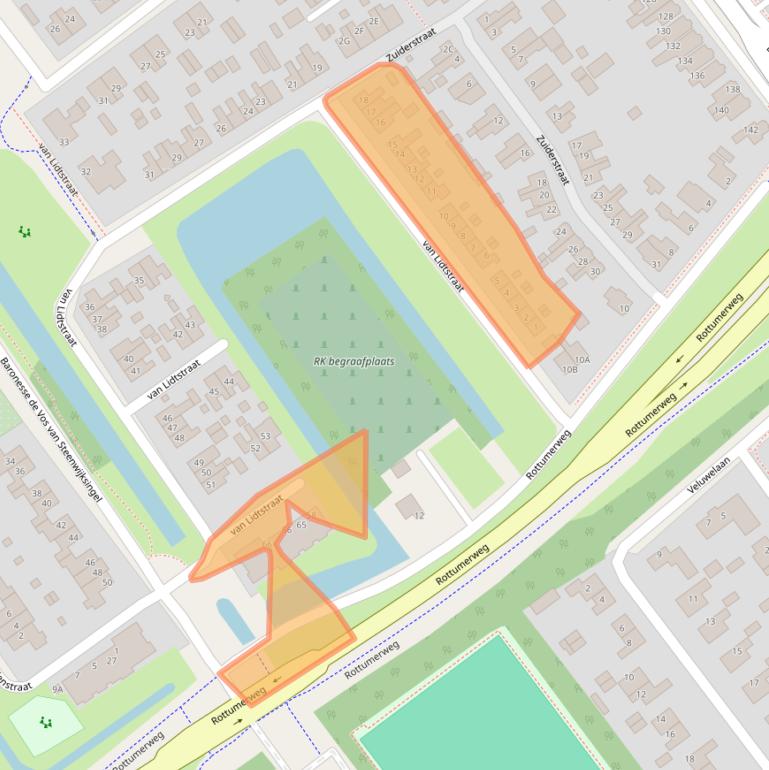 Kaart van postcodegebied 8442KS.