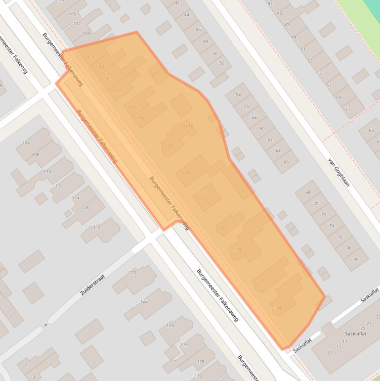 Kaart van postcodegebied 8442LC.