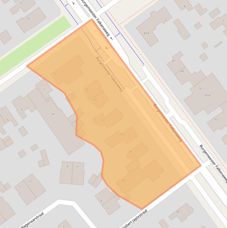 Kaart van postcodegebied 8442LG.