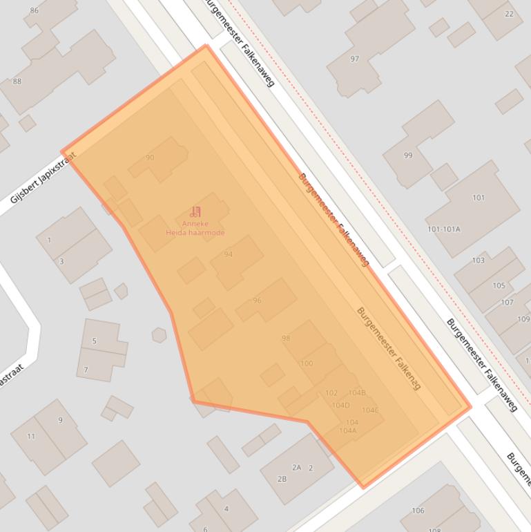 Kaart van postcodegebied 8442LH.