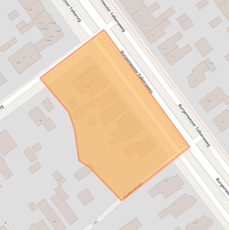 Kaart van postcodegebied 8442LJ.