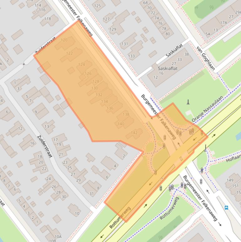 Kaart van postcodegebied 8442LK.