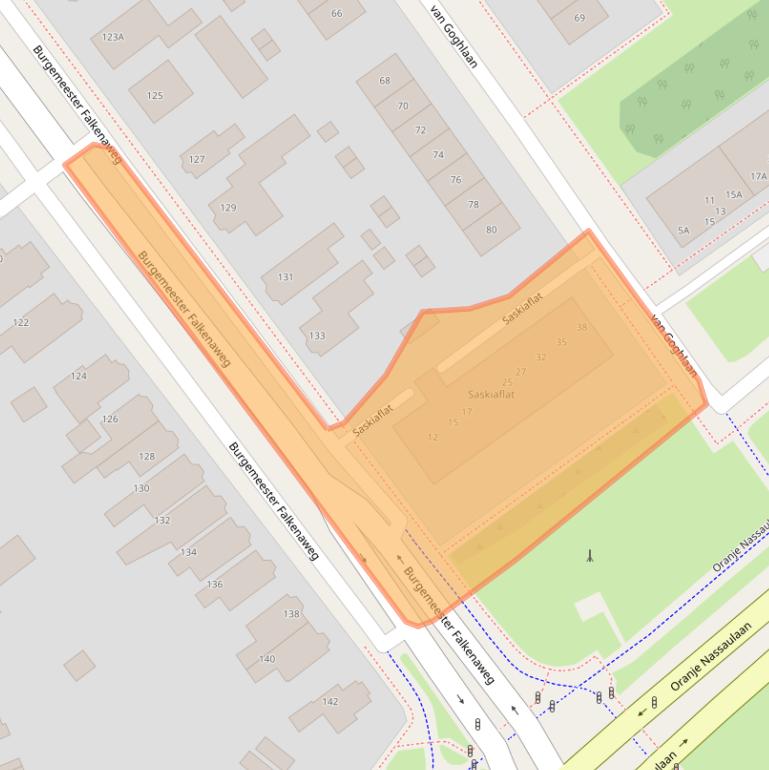 Kaart van postcodegebied 8442LL.