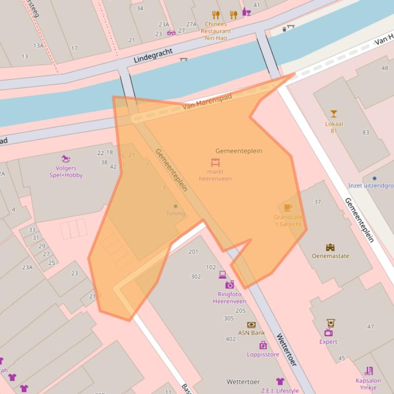 Kaart van postcodegebied 8442MA.