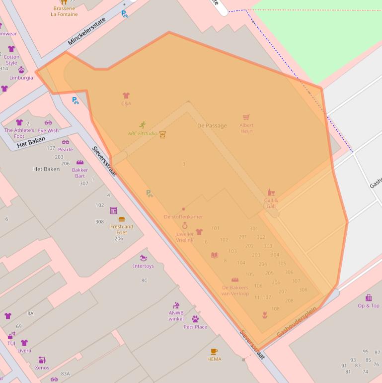Kaart van postcodegebied 8442PH.