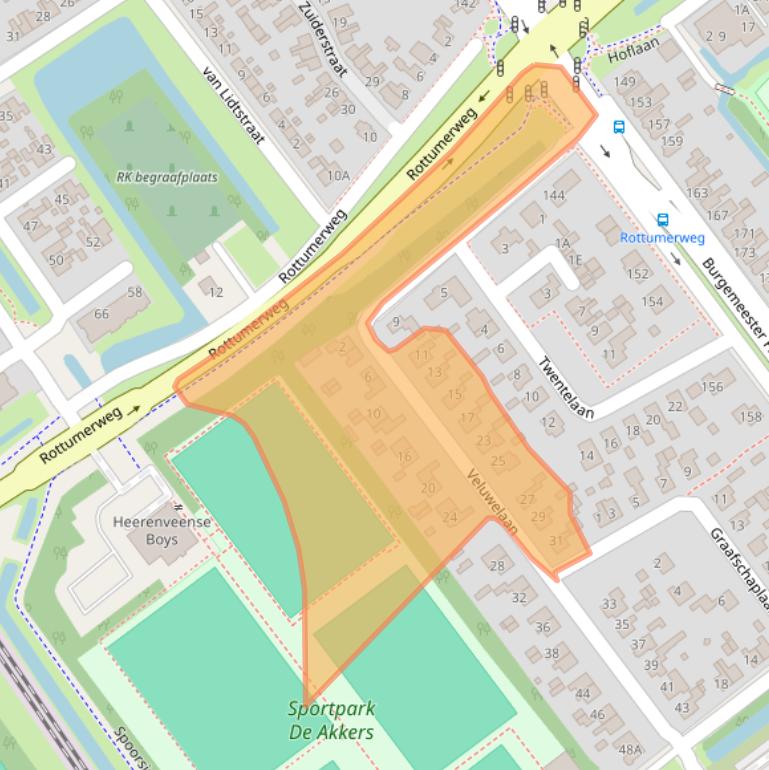 Kaart van postcodegebied 8443AC.