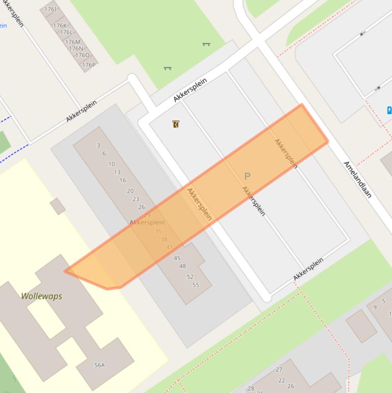 Kaart van postcodegebied 8443AN.