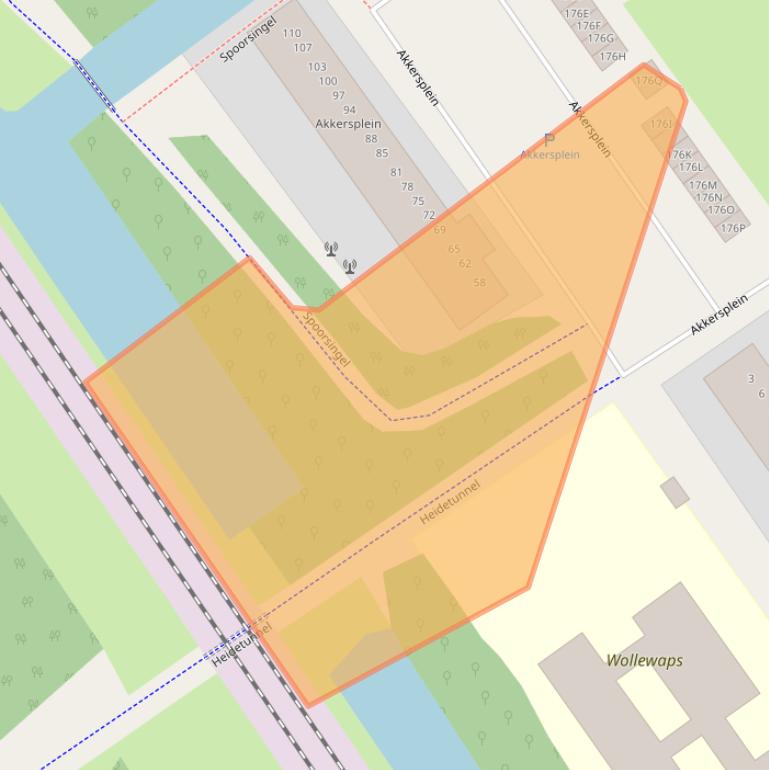 Kaart van postcodegebied 8443AR.