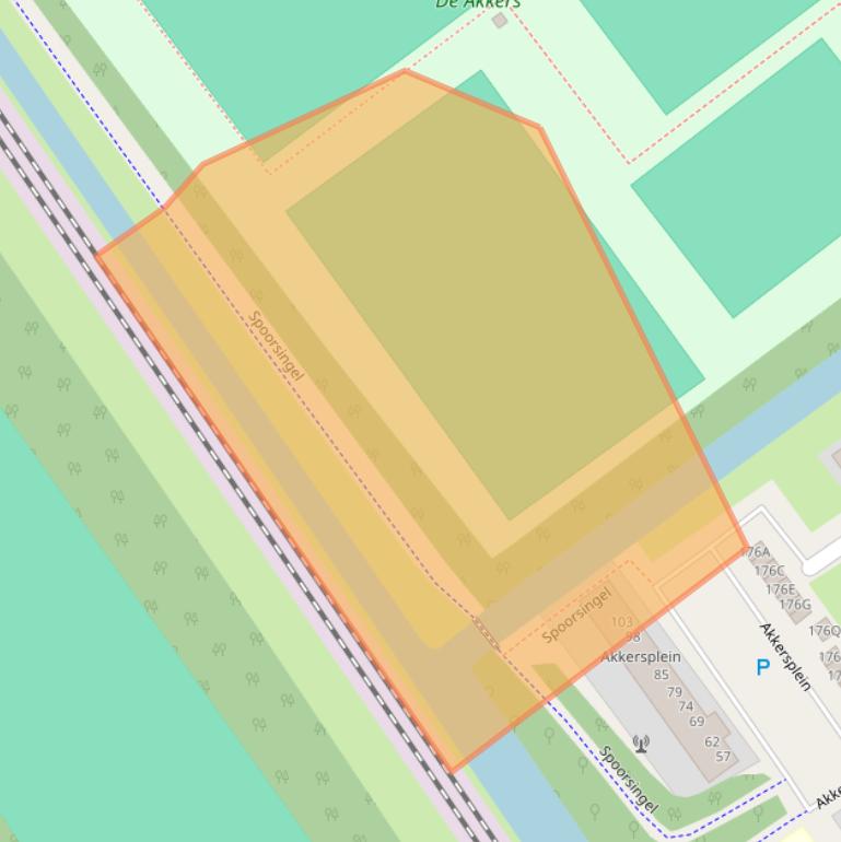 Kaart van postcodegebied 8443AV.