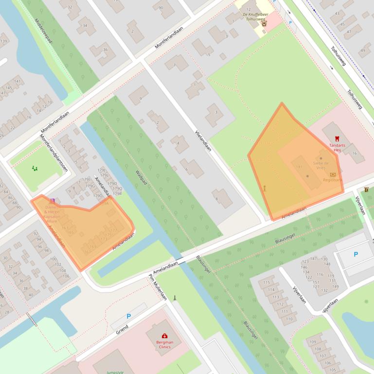 Kaart van postcodegebied 8443CA.