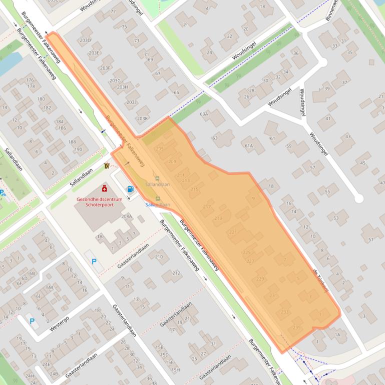 Kaart van postcodegebied 8443DD.