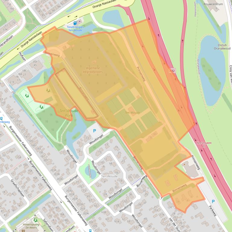 Kaart van postcodegebied 8443DJ.