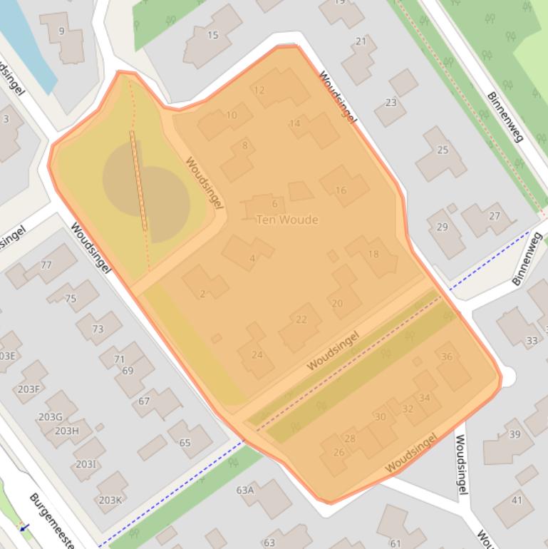 Kaart van postcodegebied 8443DK.