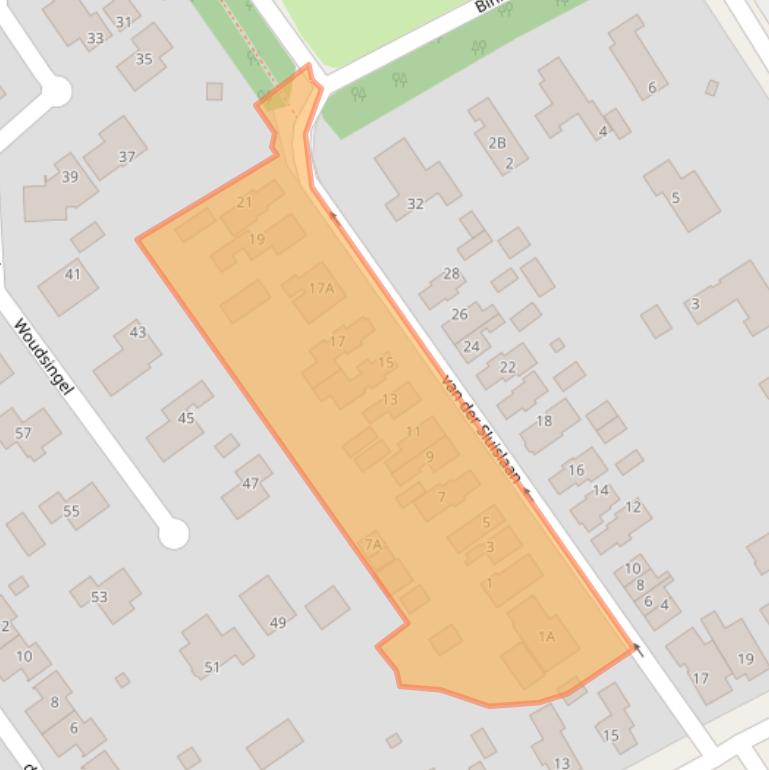 Kaart van postcodegebied 8443DM.