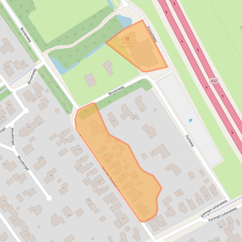 Kaart van postcodegebied 8443DN.