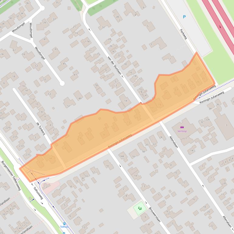 Kaart van postcodegebied 8443DP.