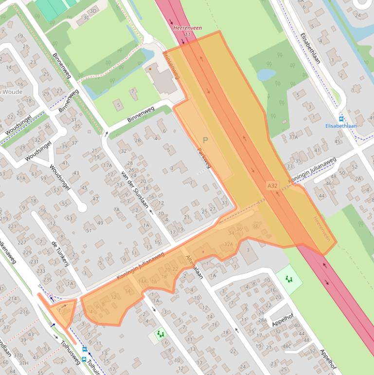 Kaart van postcodegebied 8443DR.