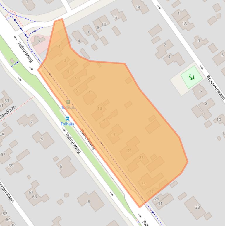 Kaart van postcodegebied 8443DT.