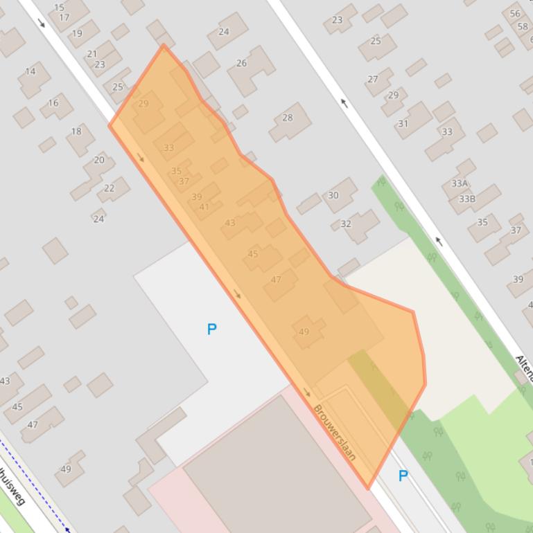 Kaart van postcodegebied 8443DZ.