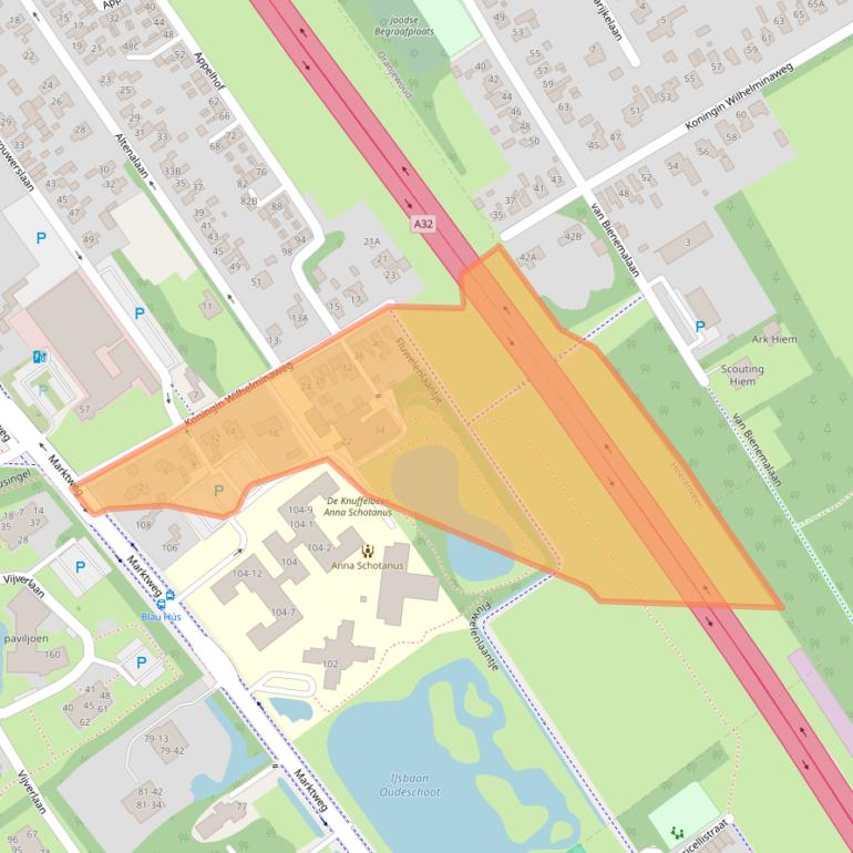 Kaart van postcodegebied 8443EK.