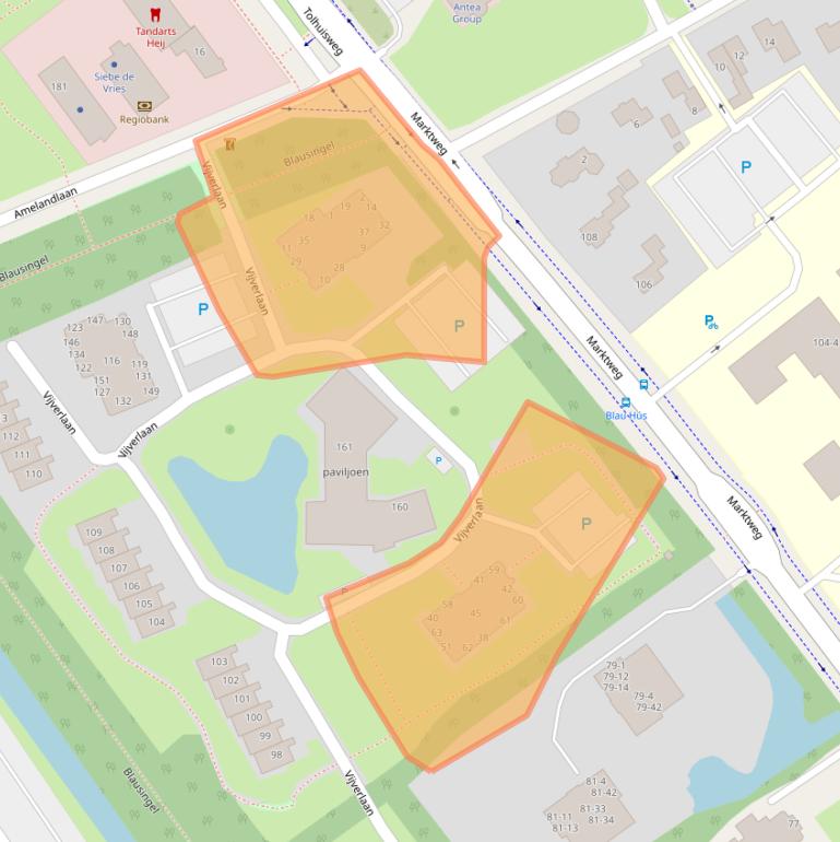 Kaart van postcodegebied 8443GH.