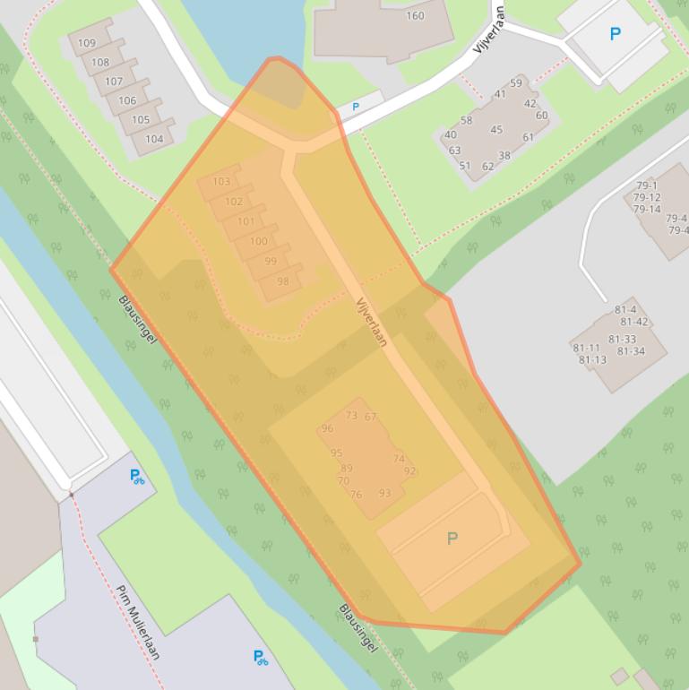 Kaart van postcodegebied 8443GJ.