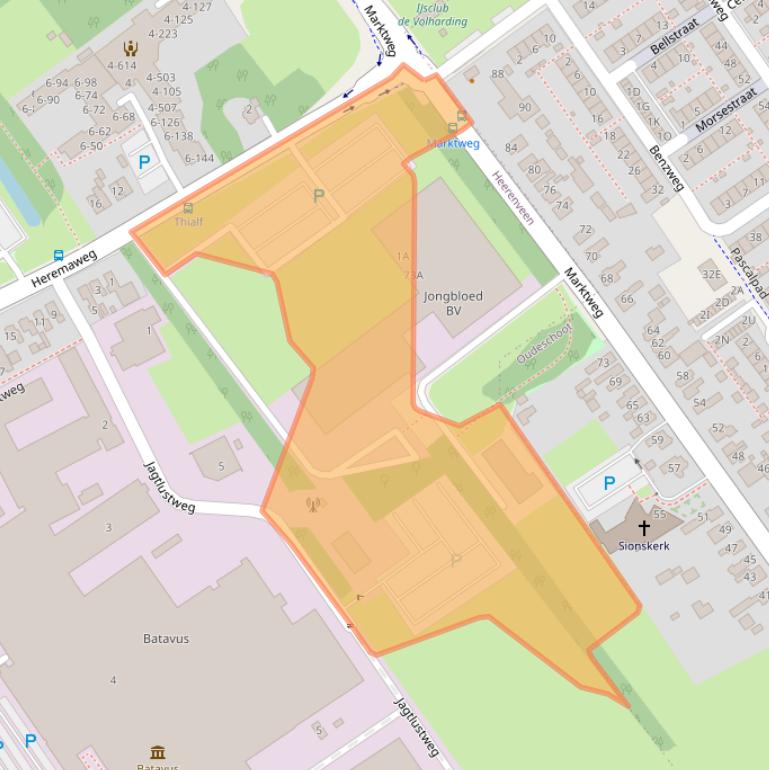 Kaart van postcodegebied 8444AB.