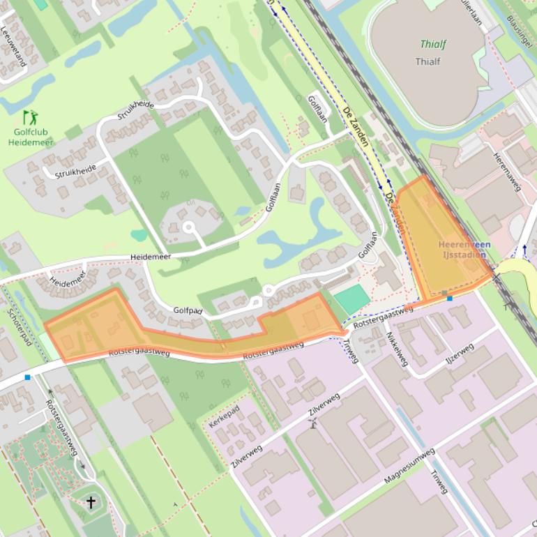 Kaart van postcodegebied 8445PC.