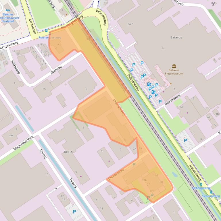 Kaart van postcodegebied 8445PH.