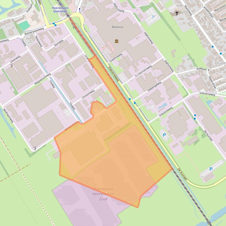 Kaart van postcodegebied 8445PM.