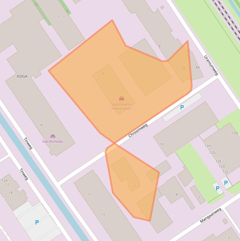 Kaart van postcodegebied 8445PN.